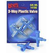 Lee's 3 way Plastic valve