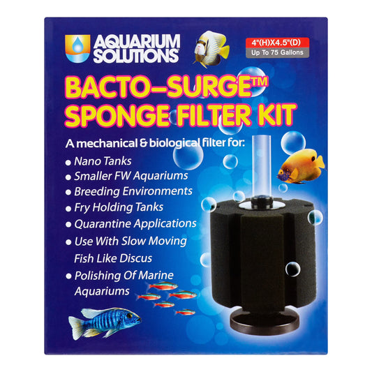 Bacto-surge sponge filter kit (75 gal)
